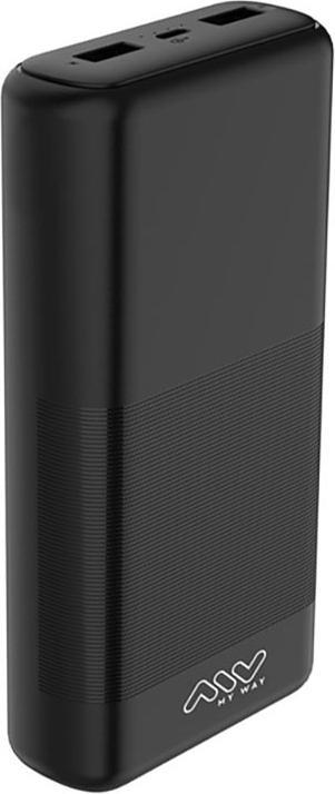 Produktbild My Way POWERBANK 20000MAH USB-C + 2 USB-A NOIR PROMO BLACK FRIDAY (20000 mAh, 20 W, 20 Wh)