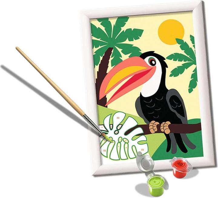 Image du produit Ravensburger Peinture par numéros - Toucan dans la jungle
