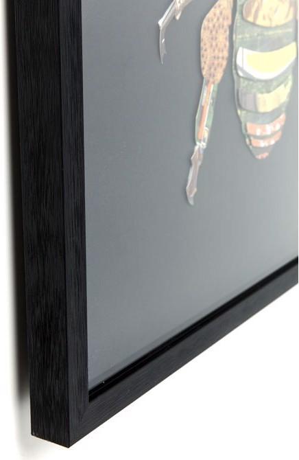 Actual product image Designlife Picture Frame Art Bee 60x60cm (60 x 60 cm)