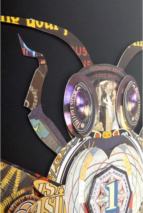 Actual product image Designlife Picture Frame Art Bee 60x60cm (60 x 60 cm)