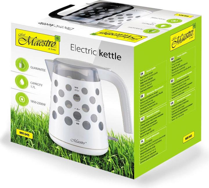Actual product image Feel-Maestro MR045 Electric kettle (1.70 l, EU plug)