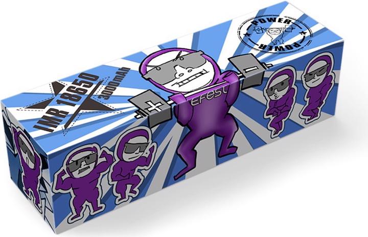 Produktbild Efest Akku Purple IMR 18650 / 35A Stromabgabe (Flat Top) (1 Stk., 18650, 3000 mAh)