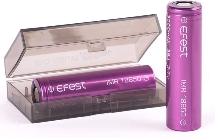 Produktbild Efest Akku Purple IMR 18650 / 35A Stromabgabe (Flat Top) (1 Stk., 18650, 3000 mAh)
