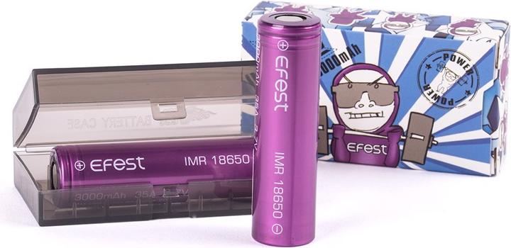 Produktbild Efest Akku Purple IMR 18650 / 35A Stromabgabe (Flat Top) (1 Stk., 18650, 3000 mAh)
