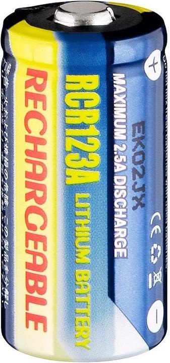 Produktbild AccuCell CR123 Ladegerät (4 Stk., CR123A, 500 mAh, Ladegerät inkl. Akku)