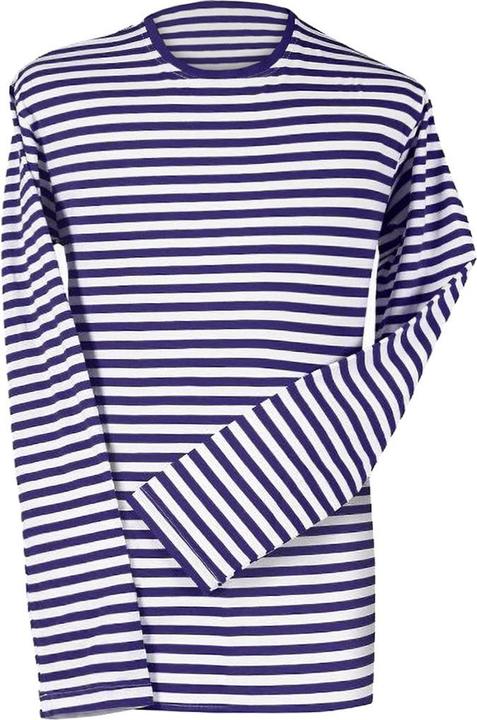 Produktbild Thetru Herren Ringelshirt langarm blau-weiss – alltagstauglich (S)