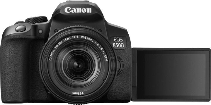 Immagine prodotto Canon EOS 850D + EF-S 18-55 mm f (18 - 55 mm, 24.20 Mpx, APS-C / DX)