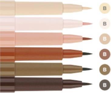 Produktbild Faber-Castell Pitt Artist Pen Brush (Hautfarbe, Rosa, Braun, Beige, 6 x)