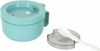 Produktbild Cook Concept runde Lunchbox aus Edelstahl und Kunststoff, 2-fac