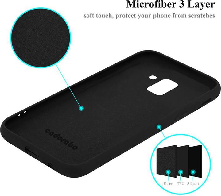 Immagine prodotto Cadorabo Copertura della cassa del silicone liquido TPU (Samsung Galaxy J6 (2018))