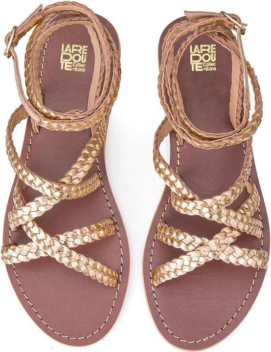Produktbild La Redoute Collections Geflochtene Sandalen Signature aus Leder (38)