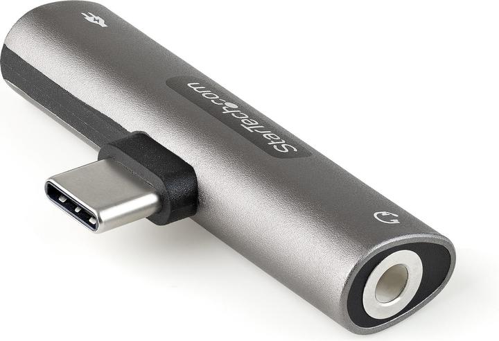 Image du produit StarTech Adaptateur audio et de charge USB-C - Adaptateur audio USB-C avec prise casque/casque -TRRS et USB (USB, Jack 3.5mm, USB 3.2)