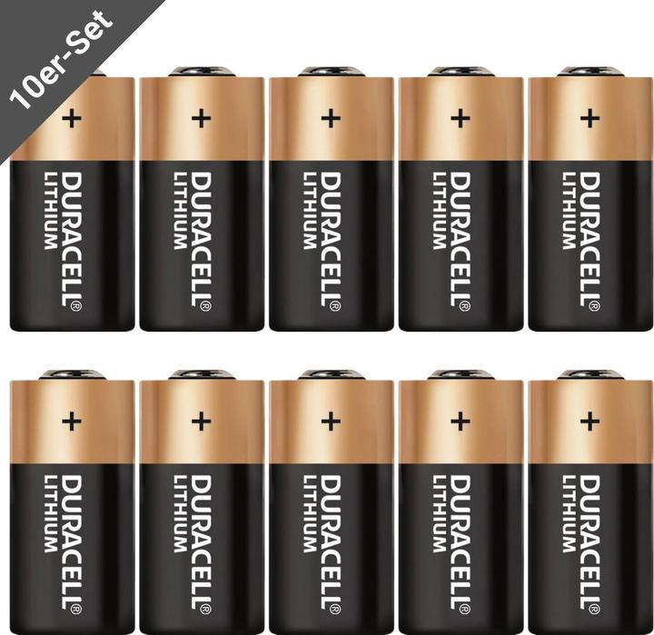 Actual product image Duracell Cr-123a (10 pcs., CR123A, 1550 mAh)
