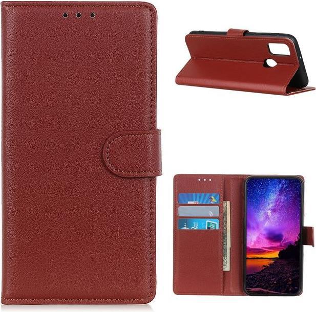 Produktbild MU Classic Litchi Leder Bookcover Series (OnePlus Nord N100)