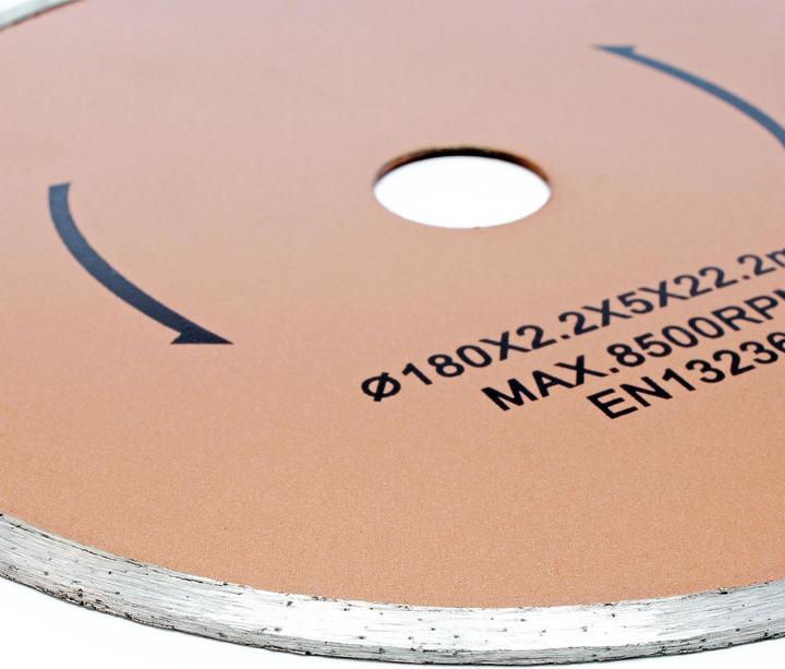 Image du produit Wiltec Disque de diamant de rechange pour le coupe-carrelage électrique Ø 180mm Meule de tronçonnage