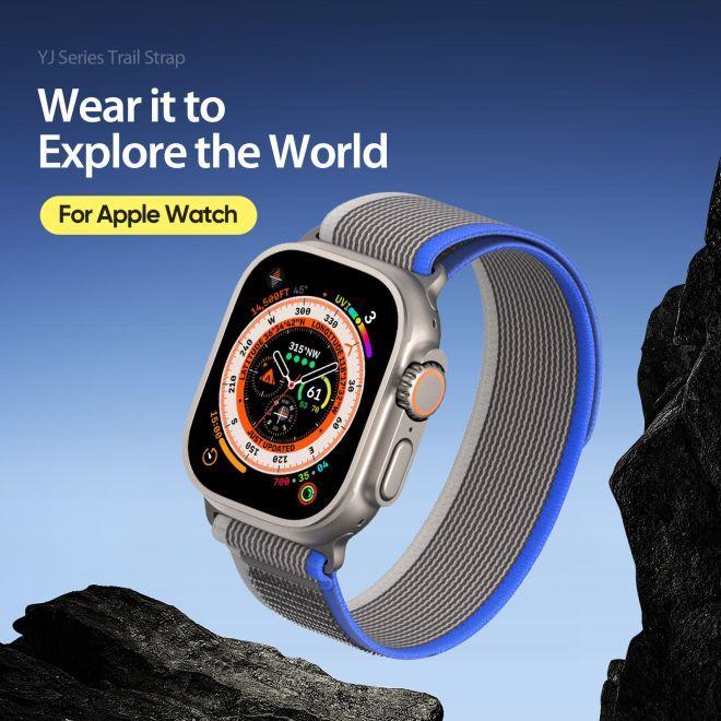 Produktbild Dux Ducis Klettverschluss-Sportarmband für Apple Watch 8 / 7 / 6 / SE / 5 / 4 / 3 / 2 / 1 (38, 40, 41 mm) Dux (40 mm, 38 mm, 41 mm, Nylon)