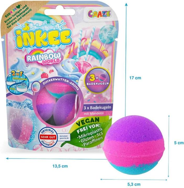 Immagine prodotto Craze Il mondo arcobaleno di Inkee (Bombe da bagno)