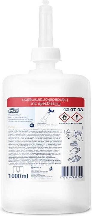 Produktbild Tork Flüssigseife zur Händedekontamination 1000ml (Flüssigseife, 6000 ml)