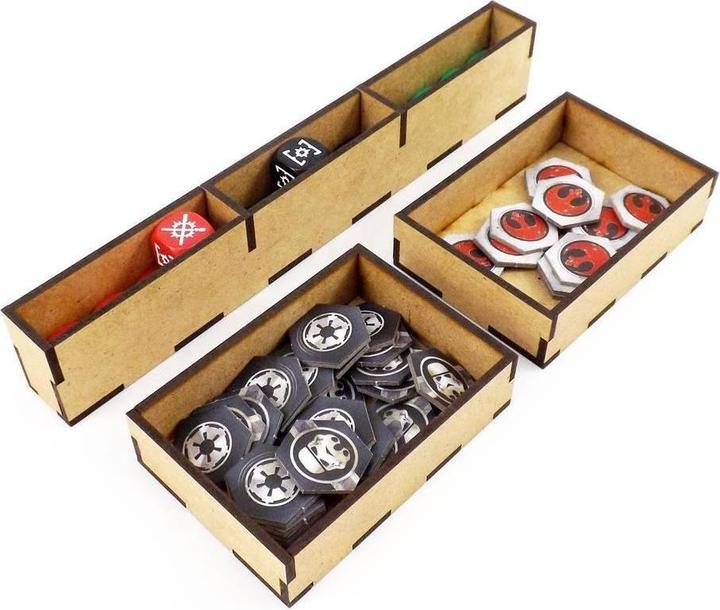 Produktbild Feldherr REBL - Brettspiel Organizer für Star Wars: Rebellion und Erweiterung Aufstieg des Imper