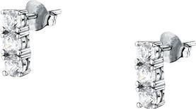 Actual product image Morellato Tesori Recycled Silver Sparkling Earrings Saiw241