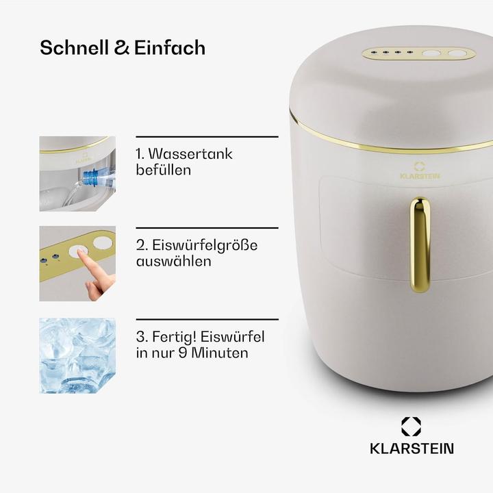 Produktbild Klarstein Passau Mini-Eiswürfelmaschine
