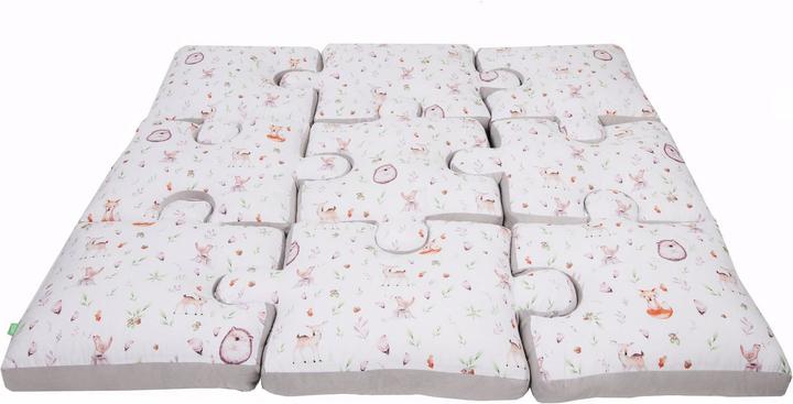 Image du produit Lulando Couverture pour tout-petits 145 x 145 cm, Forest Puzzle