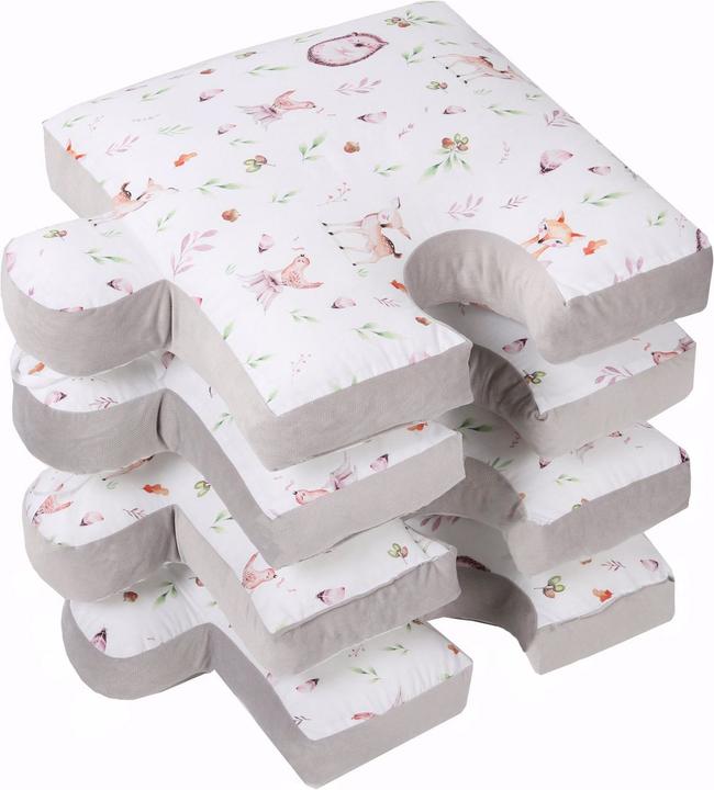 Image du produit Lulando Couverture pour tout-petits 145 x 145 cm, Forest Puzzle