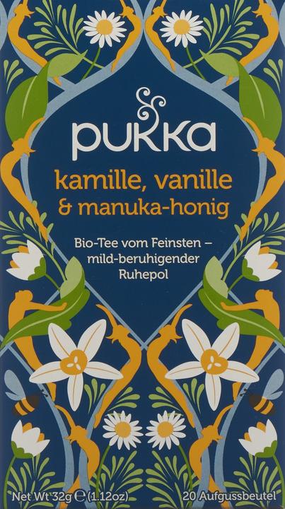 Actual product image Pukka Chamomile, Vanilla & Manuka Honey (32 g)