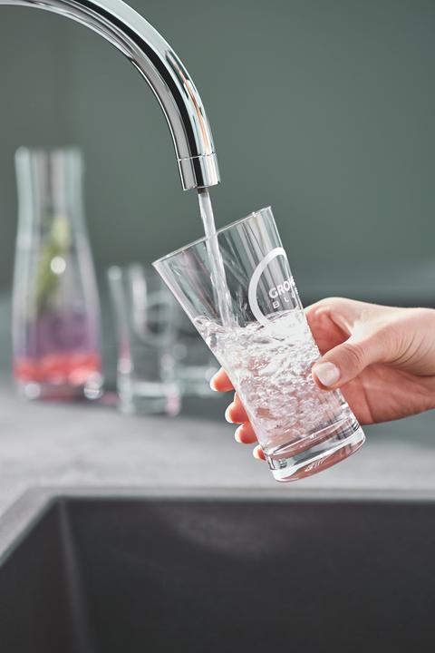 Image du produit Grohe Robinet de cuisine avec fonction filtre Blue chromé brillant 30385000
