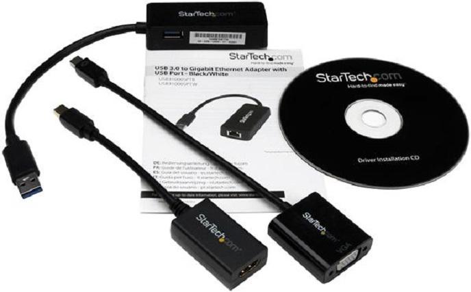 Image du produit StarTech 3-in-1 Surface Pro Adapter Kit (Ethernet / LAN, VGA, HDMI, 7.62 cm)