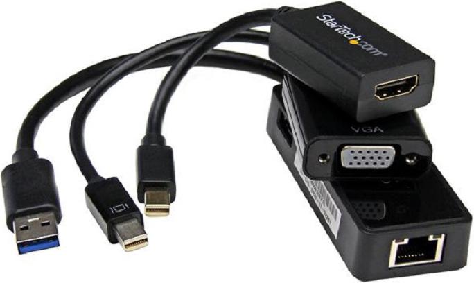Image du produit StarTech 3-in-1 Surface Pro Adapter Kit (Ethernet / LAN, VGA, HDMI, 7.62 cm)