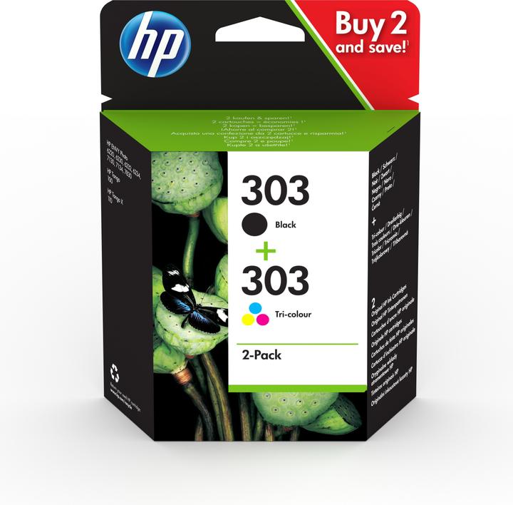 Actual product image HP Combopack 303 (M, FC, Y, C)