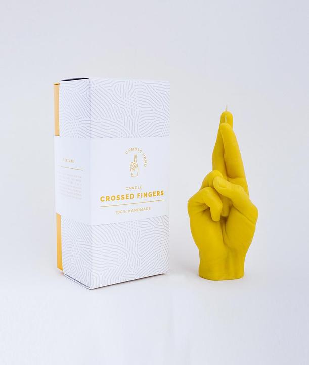Actual product image Candle Hand crossed fingers (1 pcs.)