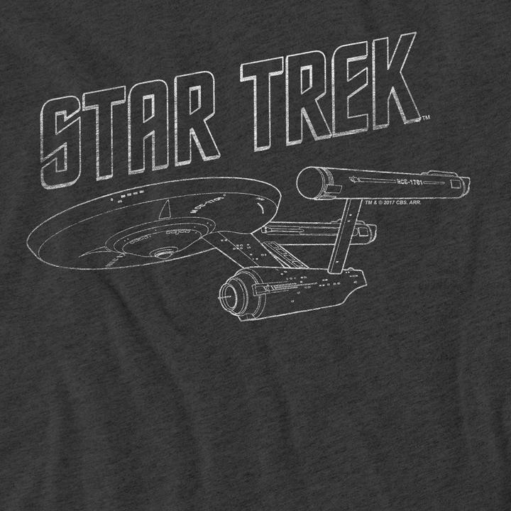 Image du produit - T-shirt THE ORIGINAL SERIES ENTERPRISE - Adulte (S)