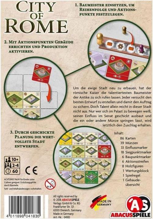 Produktbild Abacus City of Rome (d) (Deutsch)