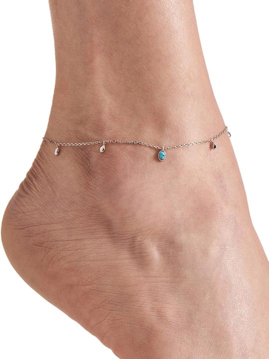 Actual product image Ania Haie Anklet F044-01H Making Waves (Plata Esterlina 925, 25 cm)