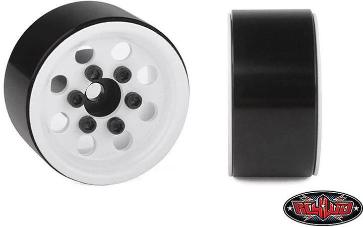 Immagine prodotto Rc4Wd Cerchi in acciaio stampato 1.0 Pro8 Beadlock bianco, 4 pezzi