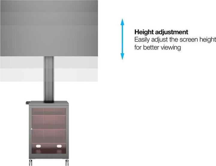 Actual product image Multibrackets Display Stand & MediaBox 180 (Universal, 60", 60 kg)