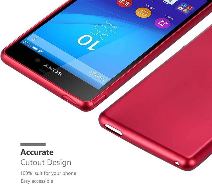 Image du produit Cadorabo Couverture métallique mate TPU (Sony Xperia M4 Aqua)