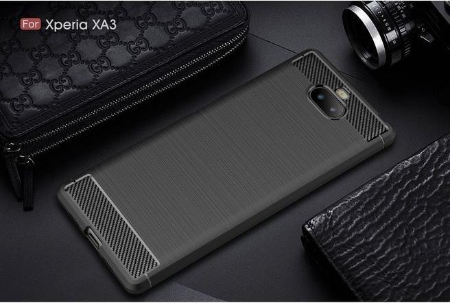 Actual product image MU Style Carbon Fiber TPU Softcase Series (Sony Xperia XA3)