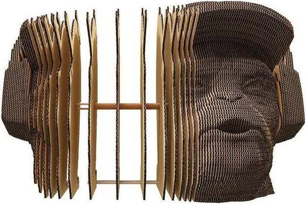 Produktbild Cartonic Affe ""Hear No Evil"" - 3D Modell aus Karton