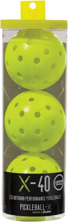 Actual product image Franklin Pickleballs X-40 (3 pcs.)