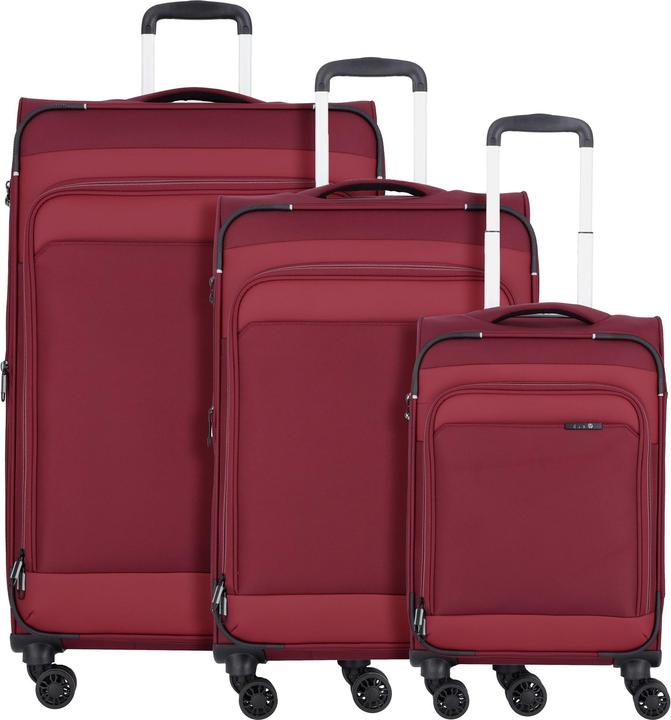 Produktbild D&N Travel Line 9504 4 Rollen Kofferset 3-teilig mit Dehnfalte (204 l, XL (ab 115l))