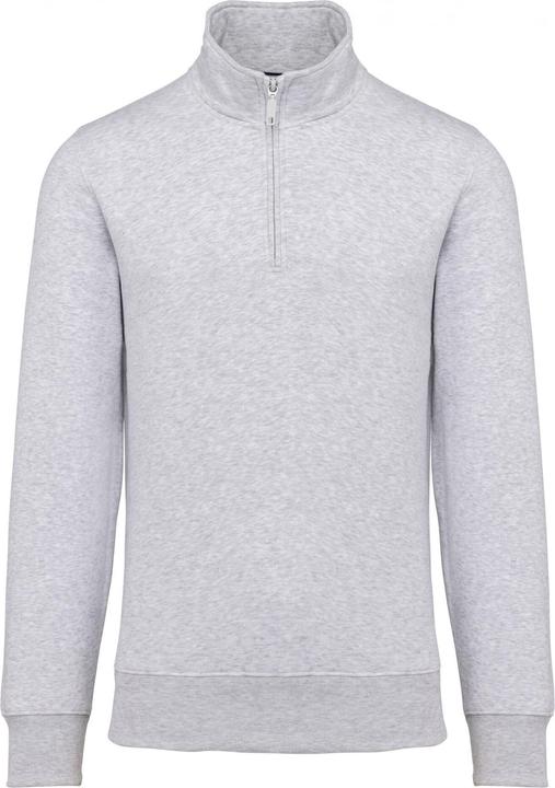 Kariban Sweatshirt mit Reissverschlusskragen