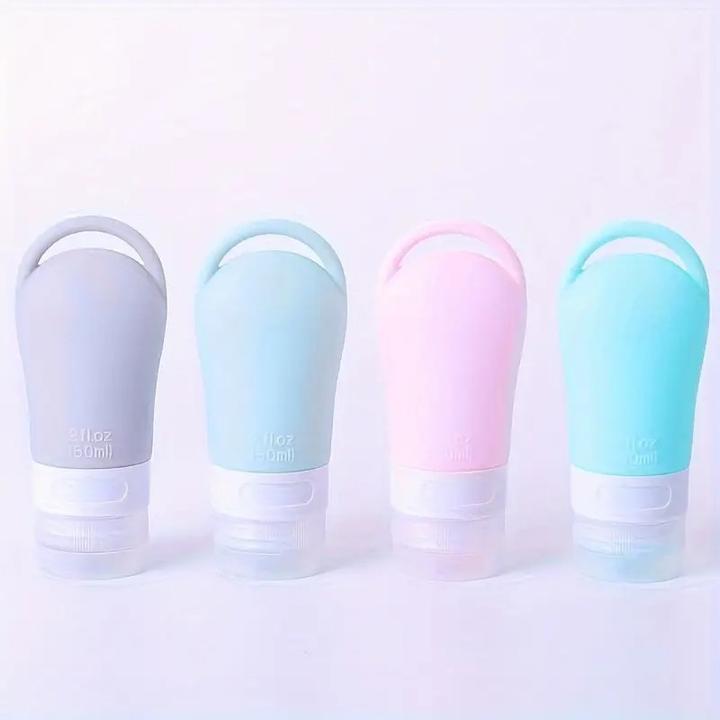 Actual product image Swissdetector Set of refillable silicone travel bottles (Liquid bags)