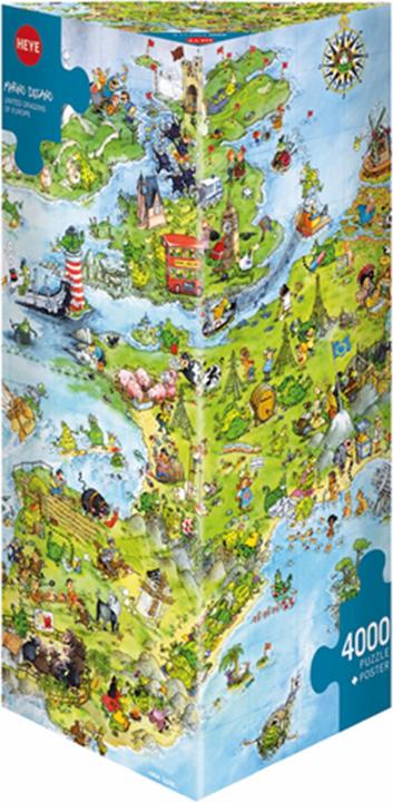 Heye Marino Degano: United Dragons of Europe - Triangel (4000 pieces)