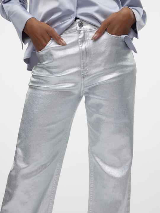 Immagine prodotto Vero Moda VMTESSA Hohe Taille Weiter Beinschnitt Jeans Weit geschnitten (W25/L32)