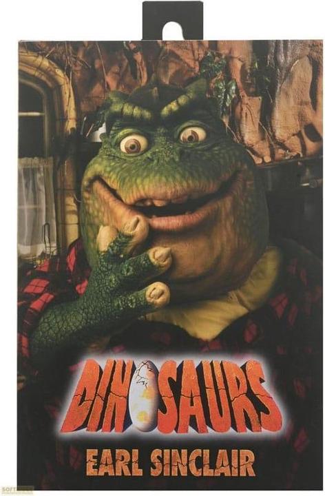 Actual product image Neca Dinosaurs Action Figure Ultimate Earl Sinclair 18 cm