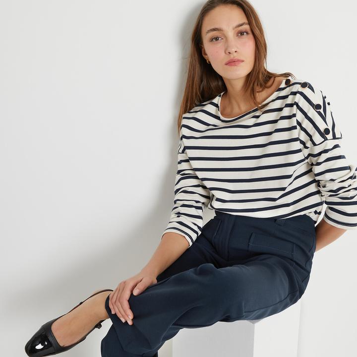 Actual product image La Redoute Collections Signature sailor shirt (XS)