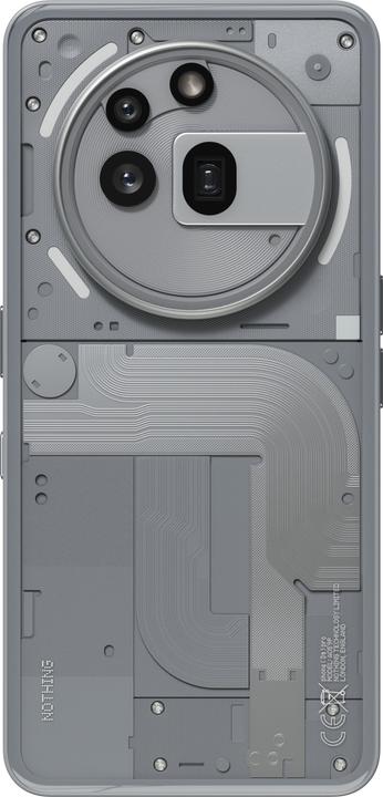 Actual product image Nothing Phone (3a) Pro (256 GB, Silver, 6.77", Dual SIM, 50 Mpx, 5G)